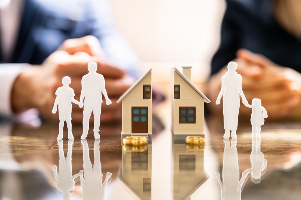 Viviendas heredadas o en caso de divorcio
